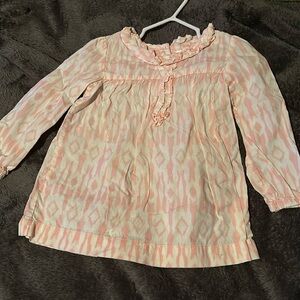 kids shirt, long sleeve, thin, pink